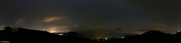 Over Palaiokastritsa, Nightscape Panorama