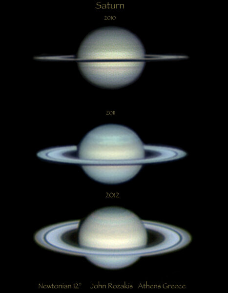 Saturn Rings  2010-2012