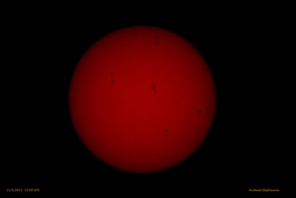 Sun W/ Red Filter