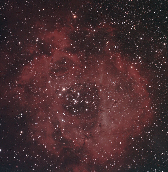 Rosette Nebula : Emission Bebula / Open Cluster