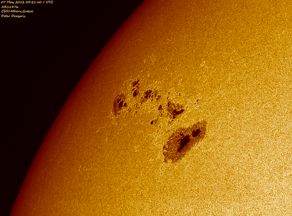 Εικόνα της AR11476 ..την 07-05-2012 (color)