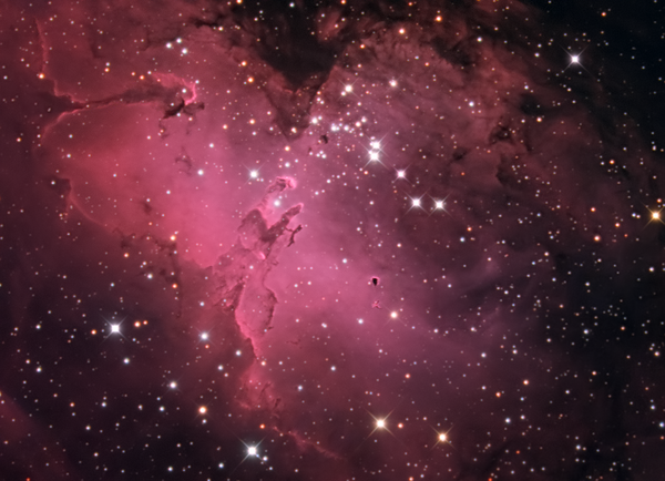Pillars Of Creation In M16 Eagle Nebula