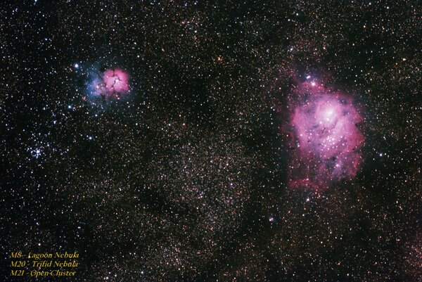 M8 Lagoon & M20 Trifid