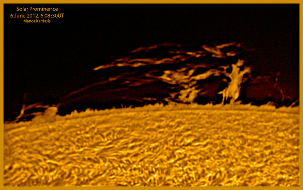 Prominence 6 Ioυνίου 2012