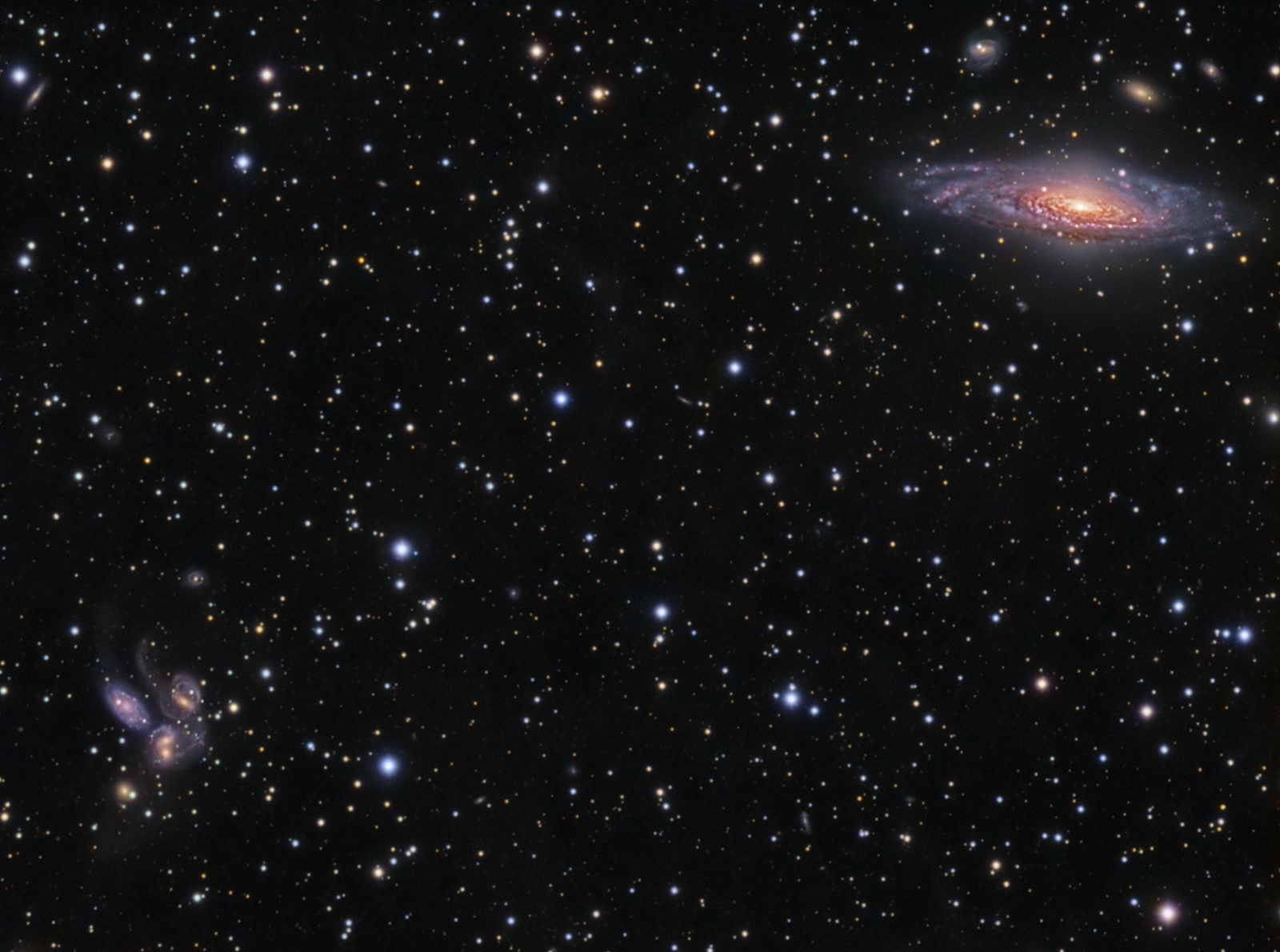 Ngc - 7331 & Stephan's Quintet