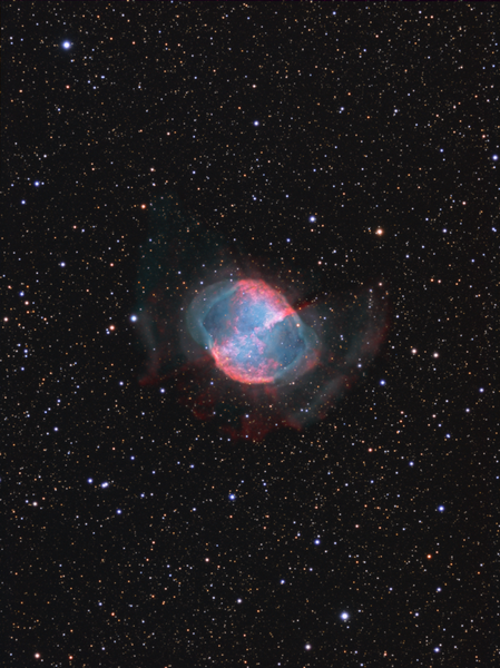 M27 - The Dumbbell Nebula (haoiiirgb)