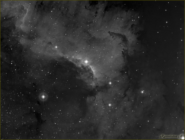 Νεφέλωμα Βόρειας Αμερικής - NGC7000 (τμήμα)