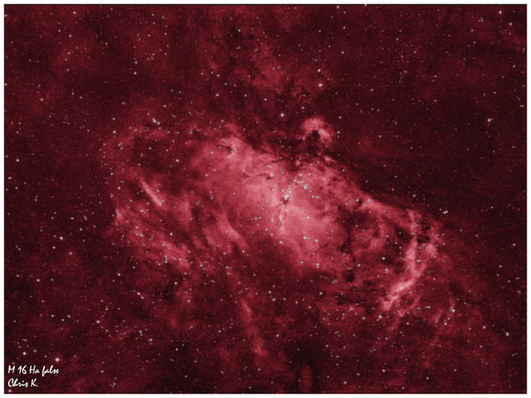 M 16 Ha False Color