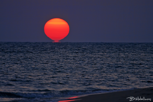 Balloon Sunset At Chalikounas Beach