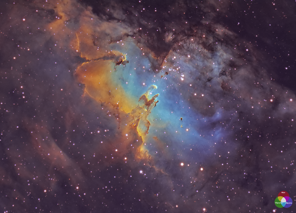 Περισσότερες πληροφορίες για το "M16 - Eagle Nebula (hubble Palette)"