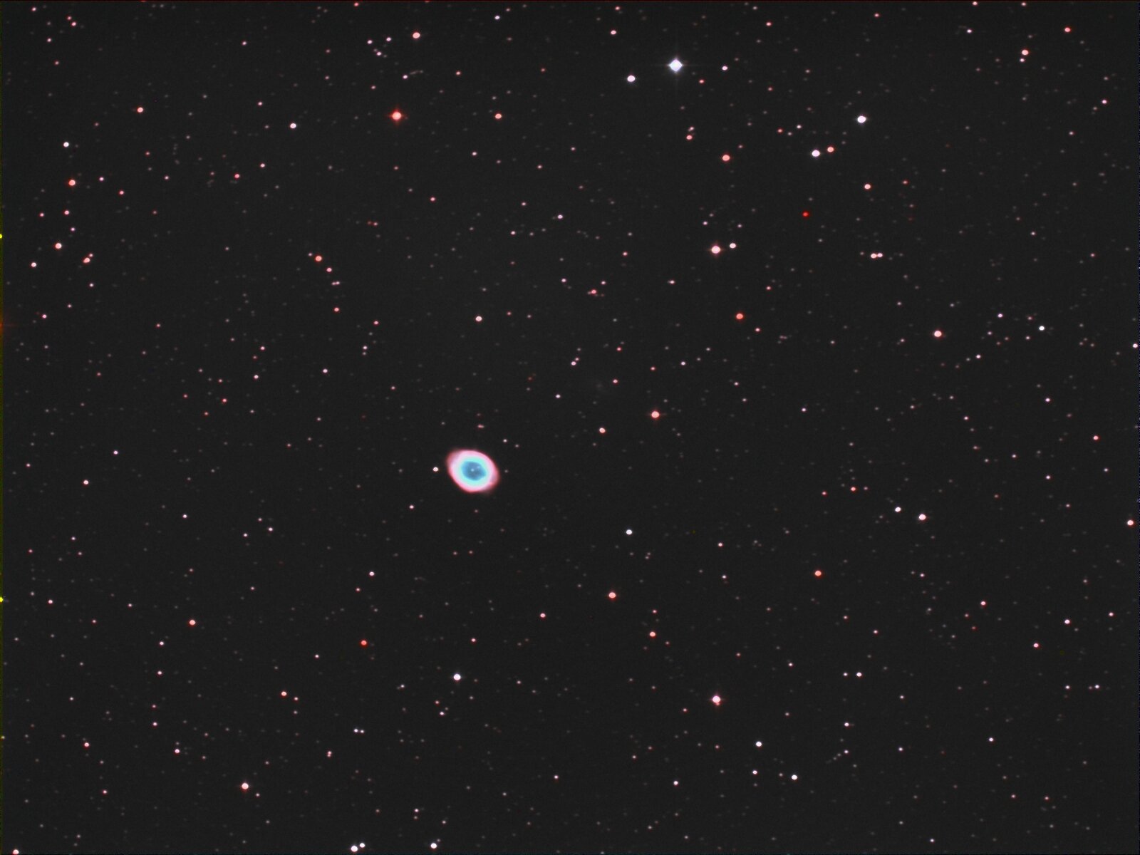 M57 - First Light With Sbig St2000xm (reprocessed)