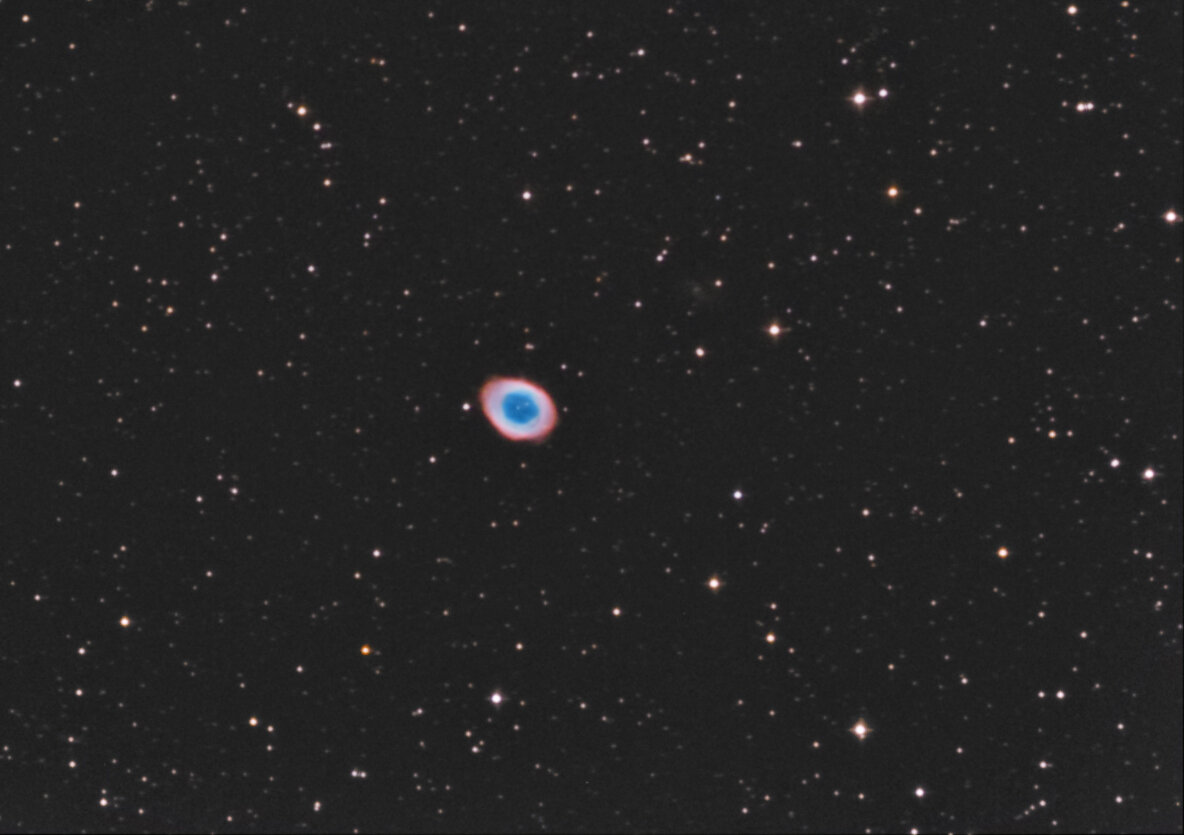 M57 - First Light With Sbig St2000xm (reprocessed Final)