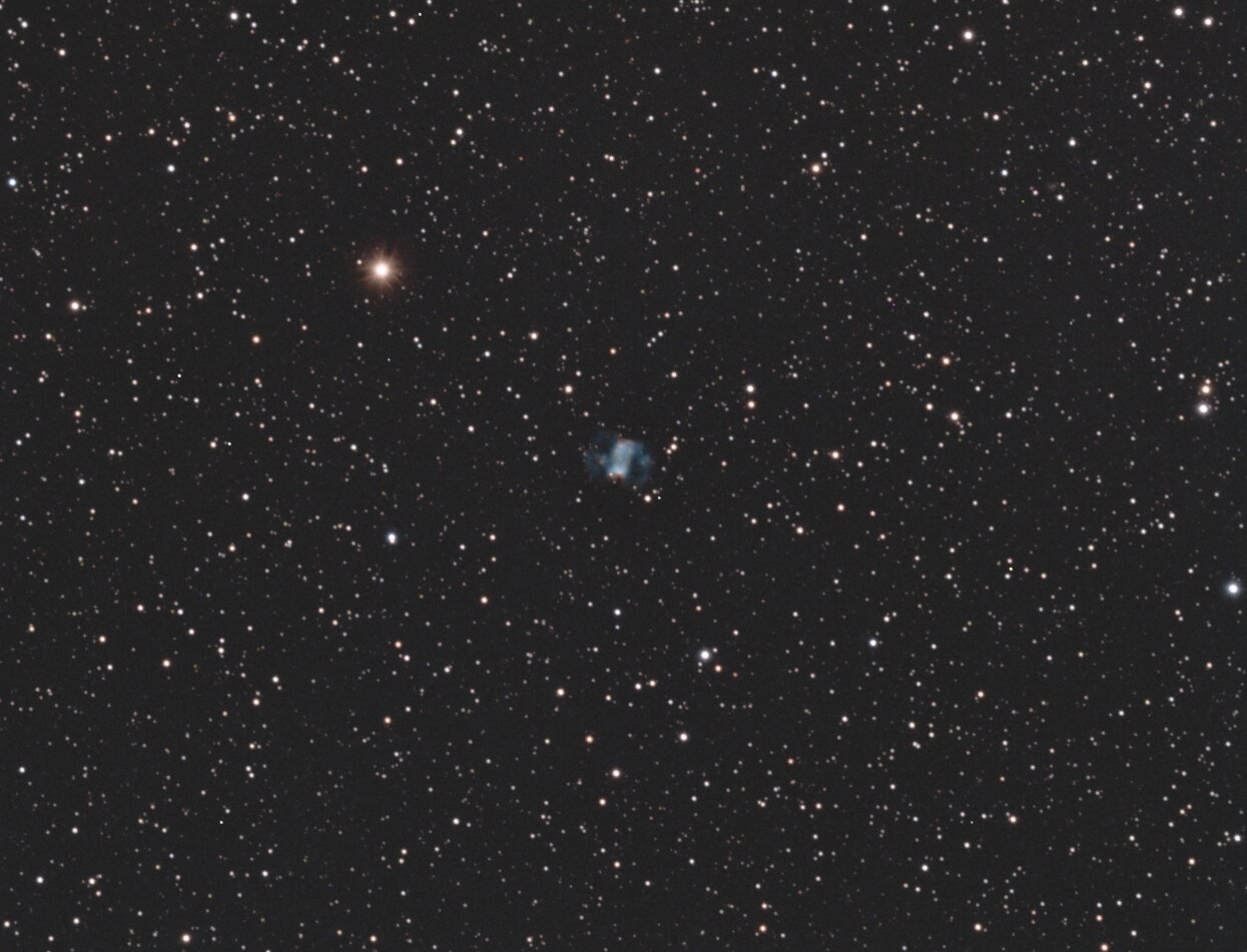 Little Dumbbell Nebula -- M76 (rgb)