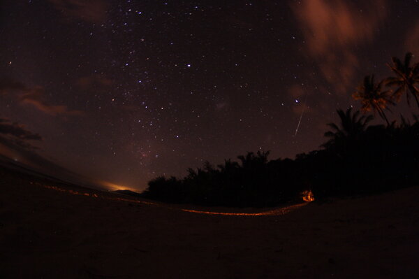 Clouds, Maggelanic Clouds And Meteor