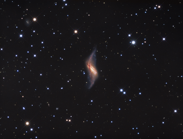Ngc - 660 Polar Ring Galaxy (lhargb)