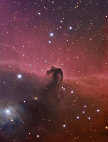 Ic 434 - The Horsehead Nebula (halrgb)
