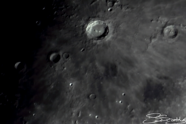 Crater Copernicus (93km) - Crater Eratosthenes (58km)