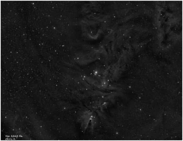 Ngc 2264 Ha- Christmas Tree Cluster-cone Nebula