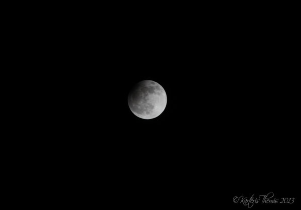 Particial Lunar Eclipse April 2013 By Themis Karteris