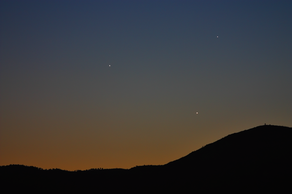 Jupiter-venus-mercury Conjunction