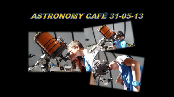 Επίσκεψη σχολείου στο Astronomy Cafe της Ρόδου