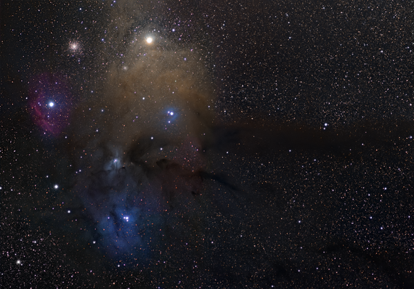 Rho Ophiutchi & Antares Region (mosaic 2 Parts)