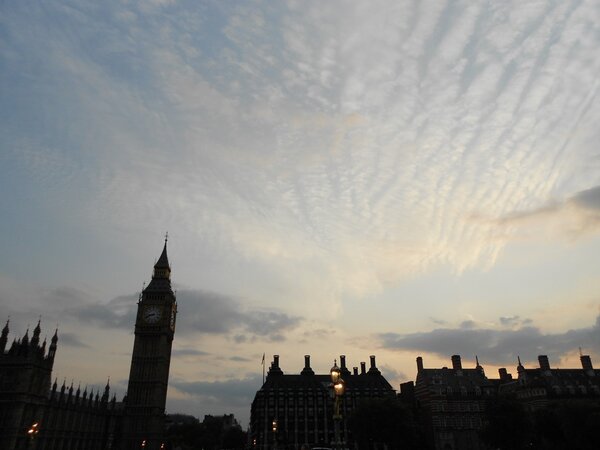 A ‘mackerel Sky’ Over London 26-6-13.