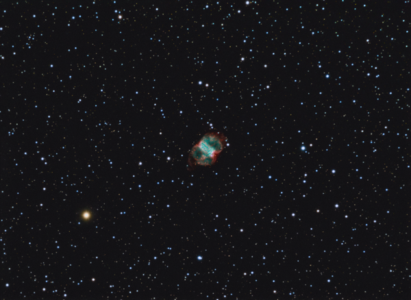 Περισσότερες πληροφορίες για το "M76 - The Little Dumbbell Nebula (haoiiilrgb)"