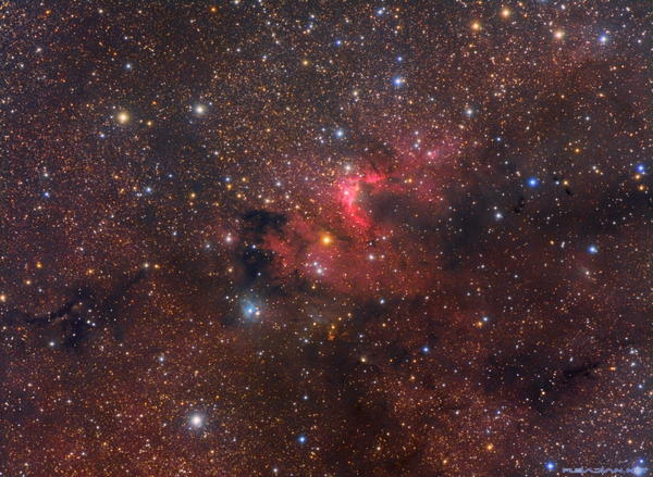 Sh2-155 Cave Nebula Wide Field