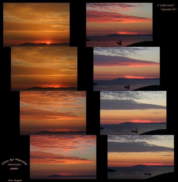 Περισσότερες πληροφορίες για το "A Golden Sunrise οn 07-09-2013"