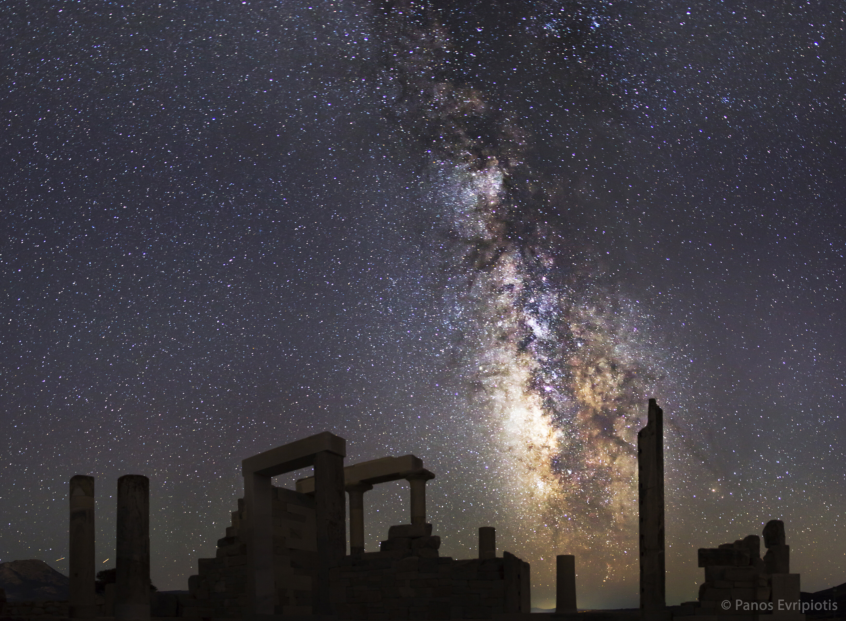 Milky Way From Temple Of Demeter