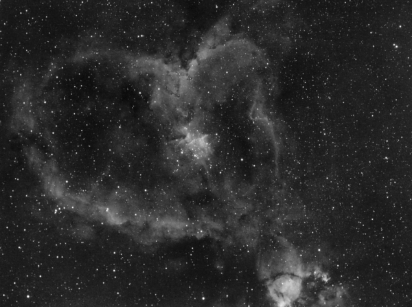 Ic 1805 Heart Nebula In H-alpha