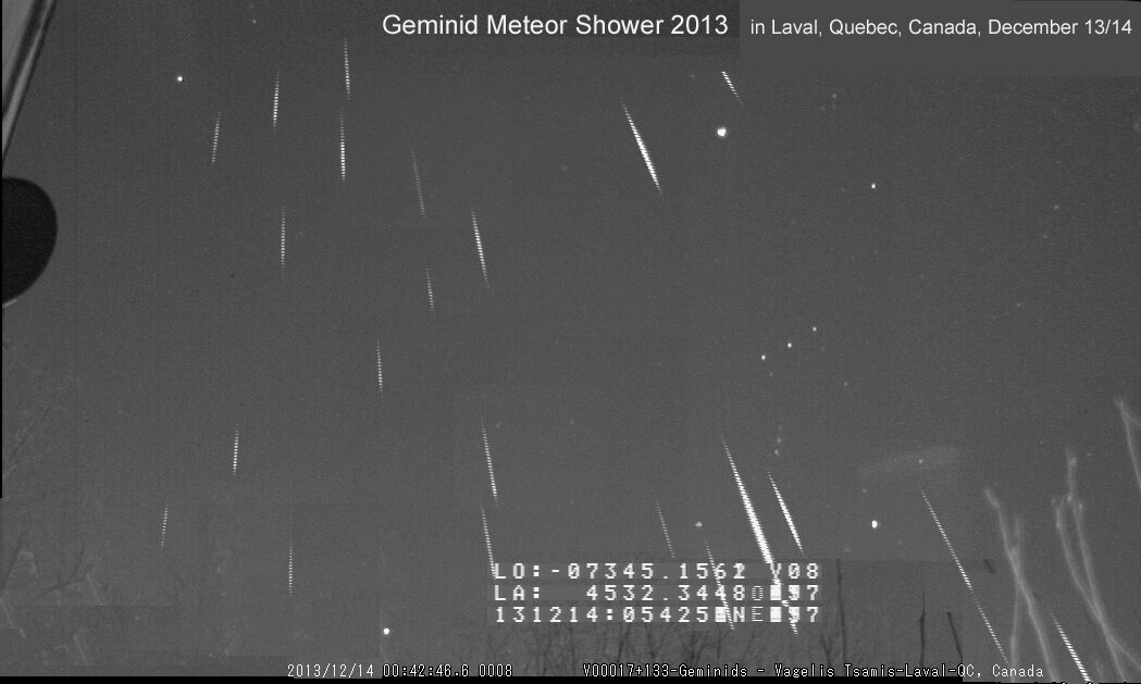 Geminid Meteor Shower 2013