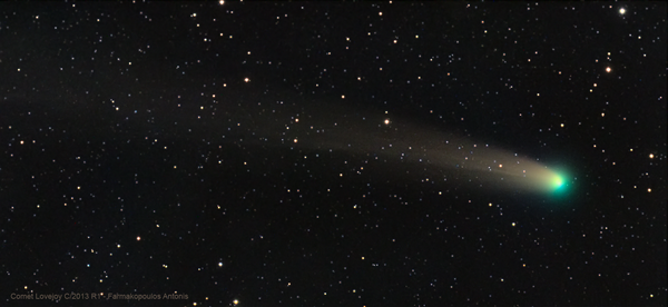 Περισσότερες πληροφορίες για το "Comet Lovejoy C/2013 R1"