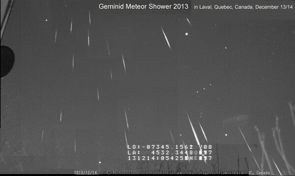 Geminid Meteor Shower 2013