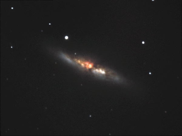 M 82 With Supernova 2014j Animation