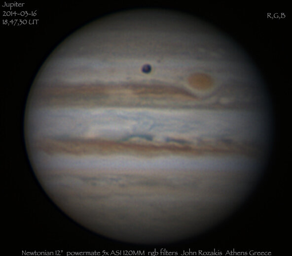 Jupiter,ganymede 2014-03-16