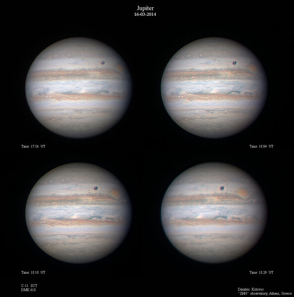 Jupiter -Ganymede  16-03-2014