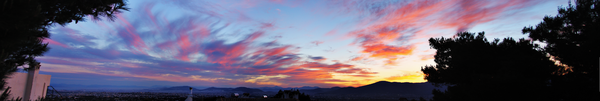 Sunset Colors Over Attiki