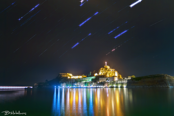 Αστρικά Ίχνη στην Κορυφώ, παλαιό Φρούριο Κέρκυρας