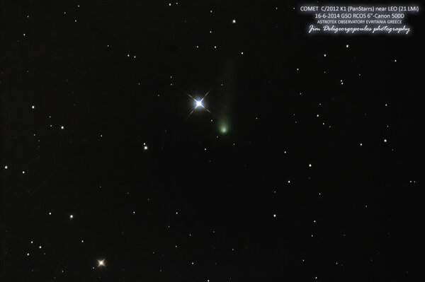 C/2012 K1 (panstarrs) Near Leo (21 Lmi)