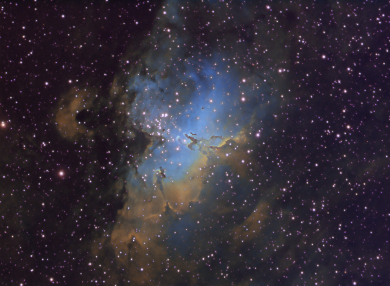 M16 Eagle Nebula In Sho