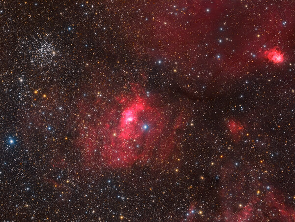 Bubble Nebula (ngc7635) Wide Field