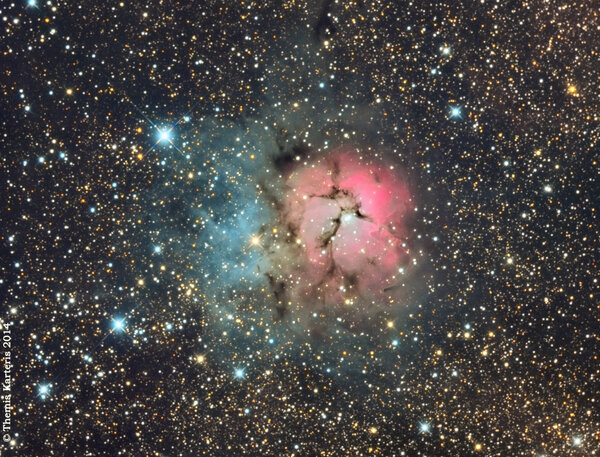 Messier 20 Lrgb Trifid Nebula