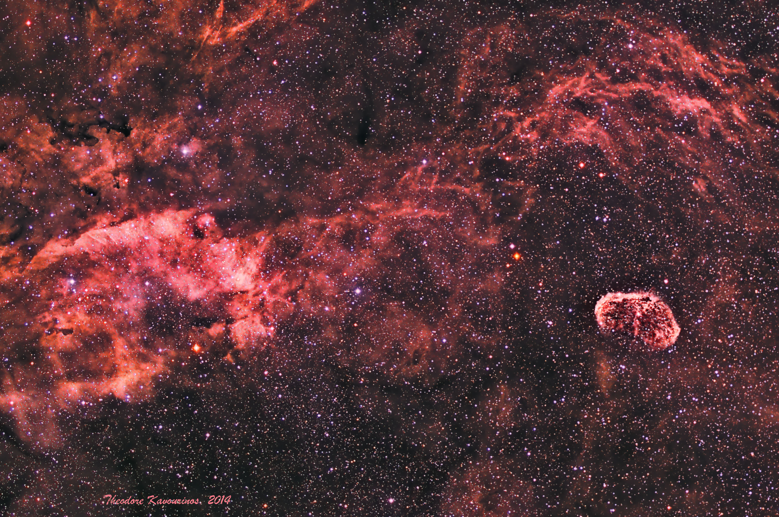 Νεφέλωμα της ημσελήνου (crescent Nebula, Ngc 6888)