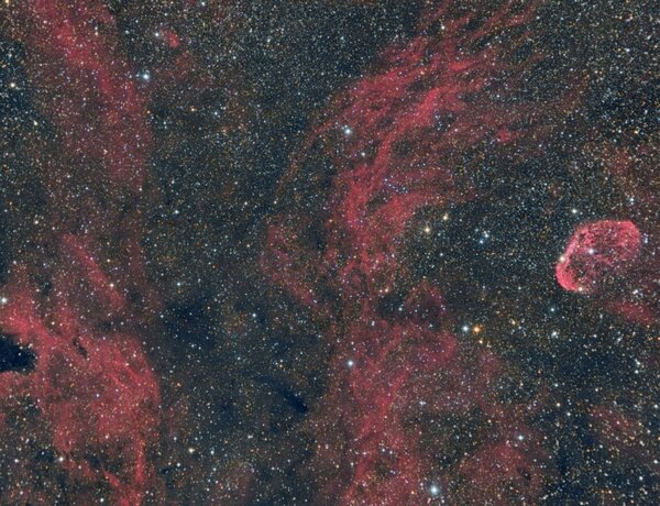 Ngc 6888 - Crescent Nebula In Halrgb