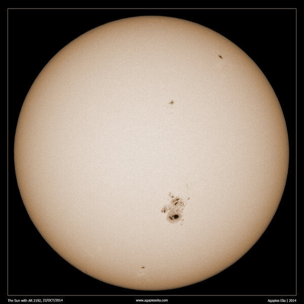 Ήλιος με την Ar2192