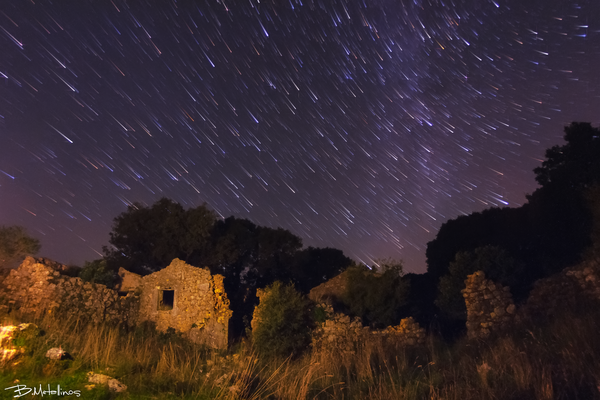 Ίχνη Αστέρων πάνω απο την Πυλίδα Σωκρακίου