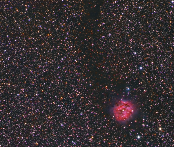 Ic5146 Cocoon Nebula ξανα σε Lrgb