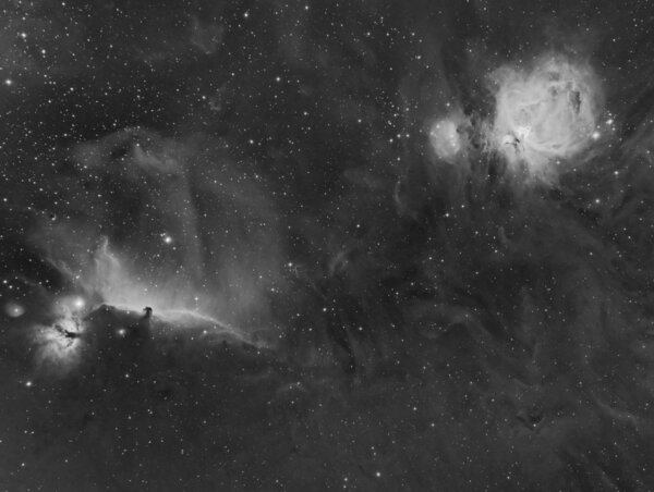 Περισσότερες πληροφορίες για το "M42 Orion Nebula & Horsehead Nebula Wide field"